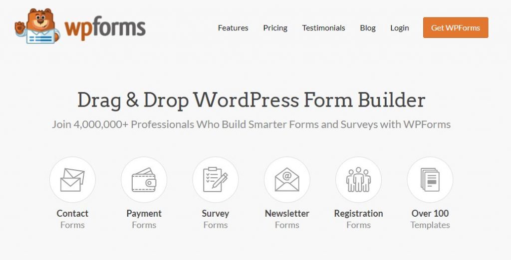 WPform - Top 30 Plugin WordPress